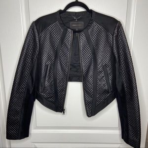 BCBG MAXAZRIA Moto Quilted Jacket